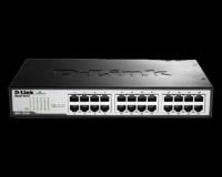 Commutateur Ethernet D-Link DGS-1024D 24 Ports - 24 x Network (RJ-45) Ports - 10Base-T, 10/100/1000Base-T - 24 x Réseau - 2 Layer Supported - 2 an(s)