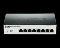 Commutateur Ethernet D-Link EasySmart DGS-1100-08P 8 Ports administrables - 8 x PoE Ports - 10/100/1000Base-T - 2 Layer Supported - PoE Ports