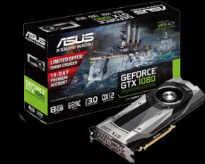 ASUS GeForce® GTX 1080 Founders Edition : une expérience gaming de haut niveau