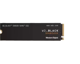 Disque SSD Western Digital WD Black SN850X - M.2 2280 Interne - 4 To - PCI Express NVMe (PCI Express NVMe x4) - Console de jeu, Ordinateur de bureau Appareil compatible - 2400 To TBW - 7300 Mo/s Taux de transfer maximale en lecture