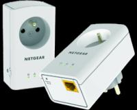 NETGEAR XAVB5421-100FRS - Pack de 2 adaptateurs CPL 500 avec prise filtrée et 1 port Ethernet