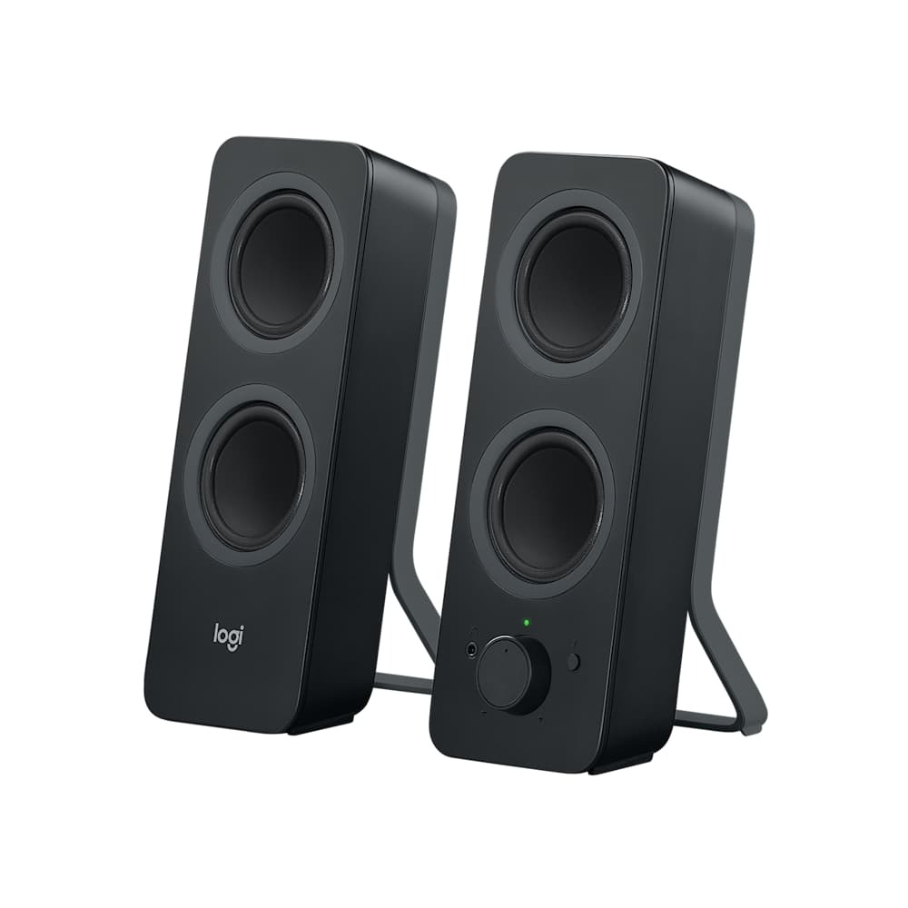 Logitech Z207 enceintes stéréo 2.0 Bluetooth et jack 3,5 mm 10 W crête - Noir