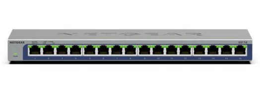 NETGEAR GS116 Non-géré L2 Gigabit Ethernet (10/100/1000) Noir