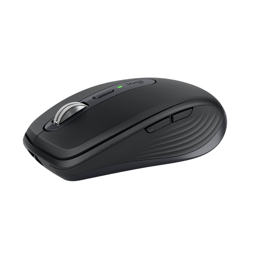 Logitech MX Anywhere 3S souris compacte sans fil Bluetooth Darkfield 8000 DPI clics silencieux - Graphite
