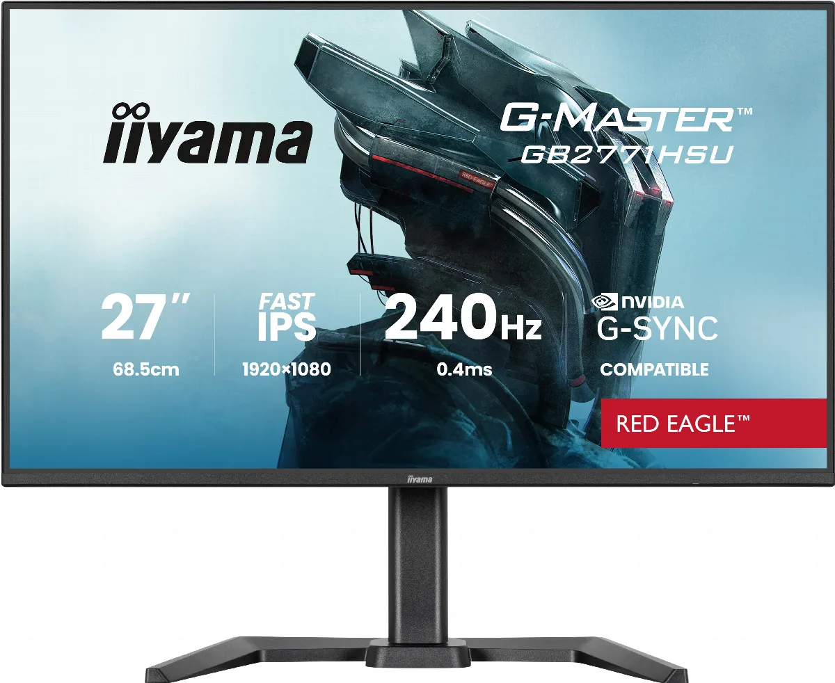 iiyama G-MASTER GB2771HSU-B1 écran plat de PC 68,6 cm (27") 1920 x 1080 pixels Full HD Noir