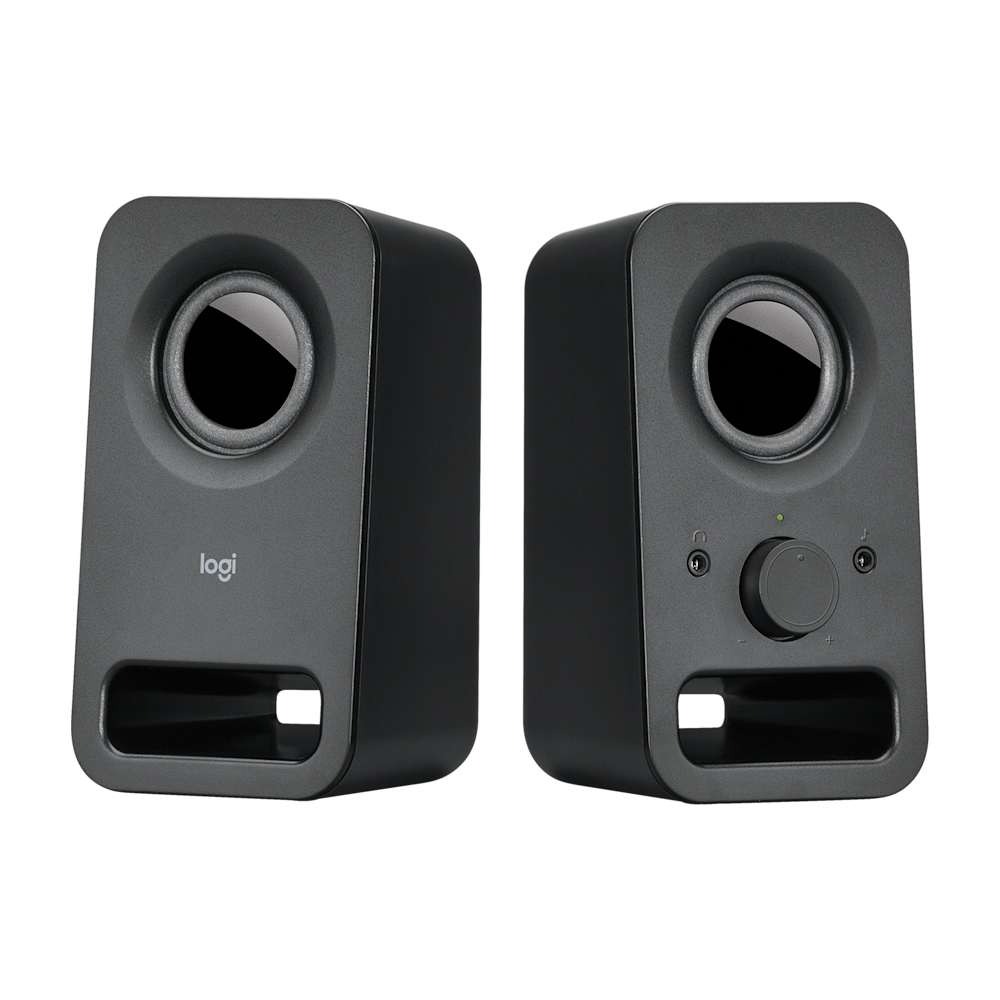 Logitech Z150 enceintes stéréo 2.0 compactes jack 3,5 mm avec prise casque - Noir