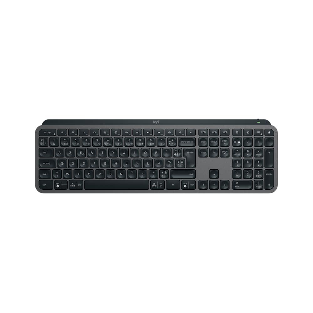 Logitech MX Keys S clavier sans fil rétroéclairé Bluetooth / Logi Bolt AZERTY avec repose-poignets - Graphite