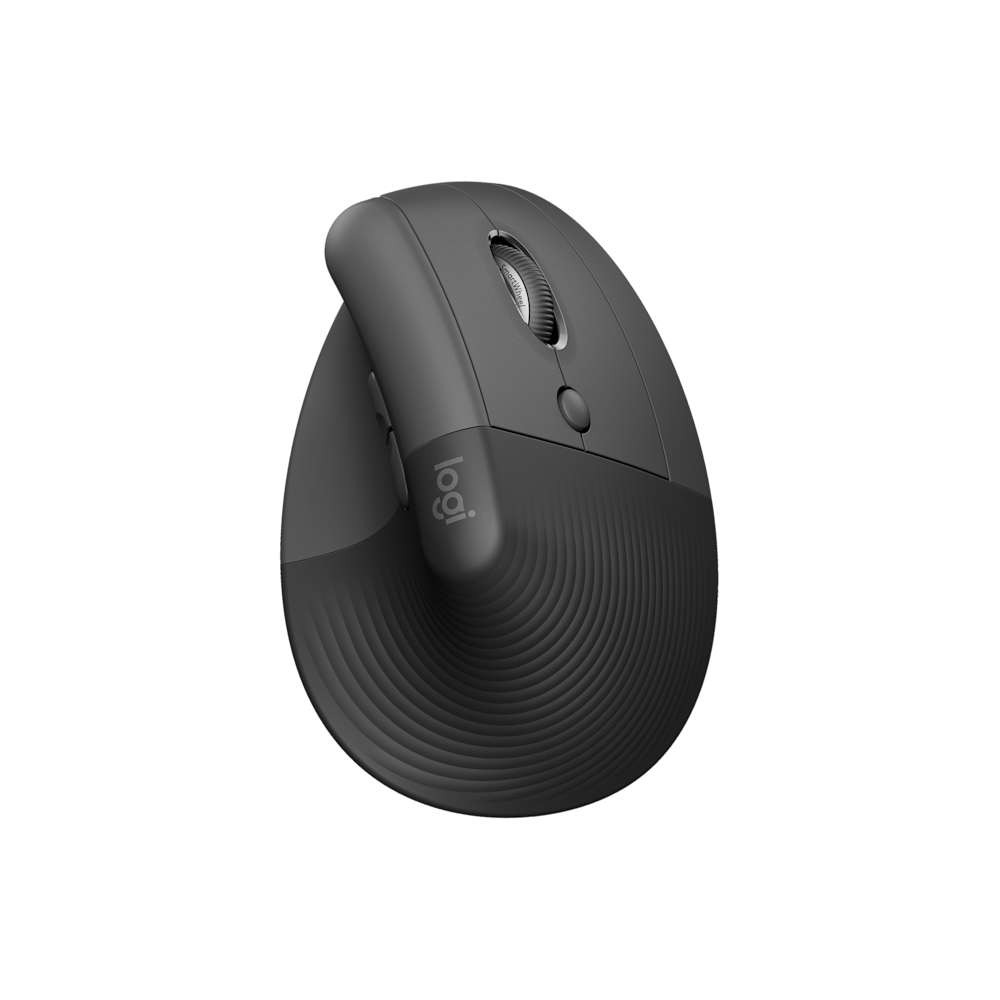 Logitech Lift souris ergonomique verticale sans fil Droitier Bluetooth / Logi Bolt 4000 DPI - Graphite