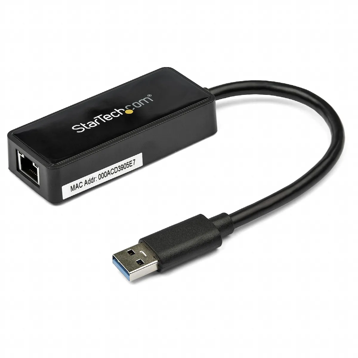 StarTech.com Adaptateur Ethernet USB 3.0 - Adaptateur Réseau USB 3.0 NIC avec Port USB - USB vers RJ45 - USB Passthrough