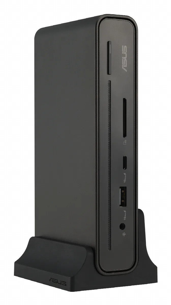 ASUS Triple Display USB-C Dock Duo DC301 station d'accueil USB-C 3 écrans 4K HDMI / 2x DisplayPort PD 90 W Ethernet - Noir