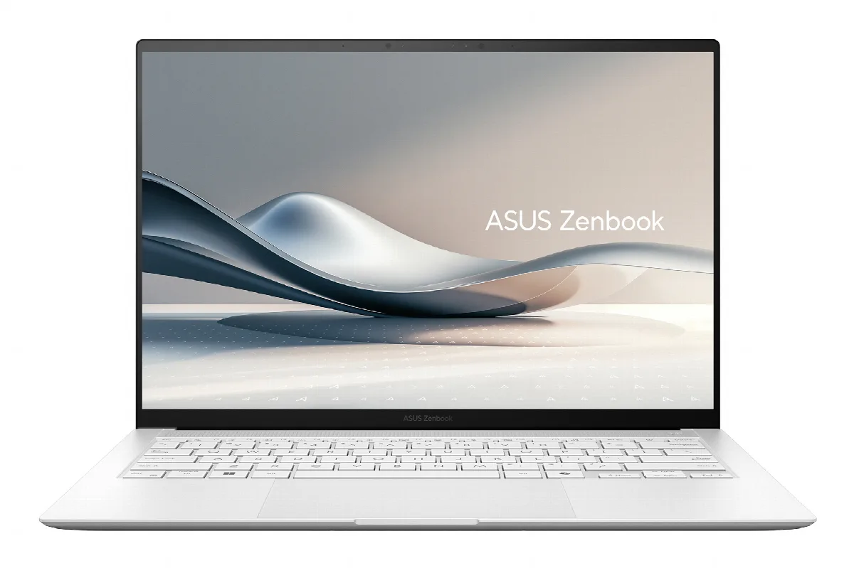 ASUS Zenbook S14 OLED UX5406SA-DICQJ487X Copilot+ PC Intel Core Ultra 7 256V Ordinateur portable 35,6 cm (14") WUXGA 16 Go LPDDR5x-SDRAM 512 Go SSD Wi-Fi 7 (802.11be) Windows 11 Pro Blanc