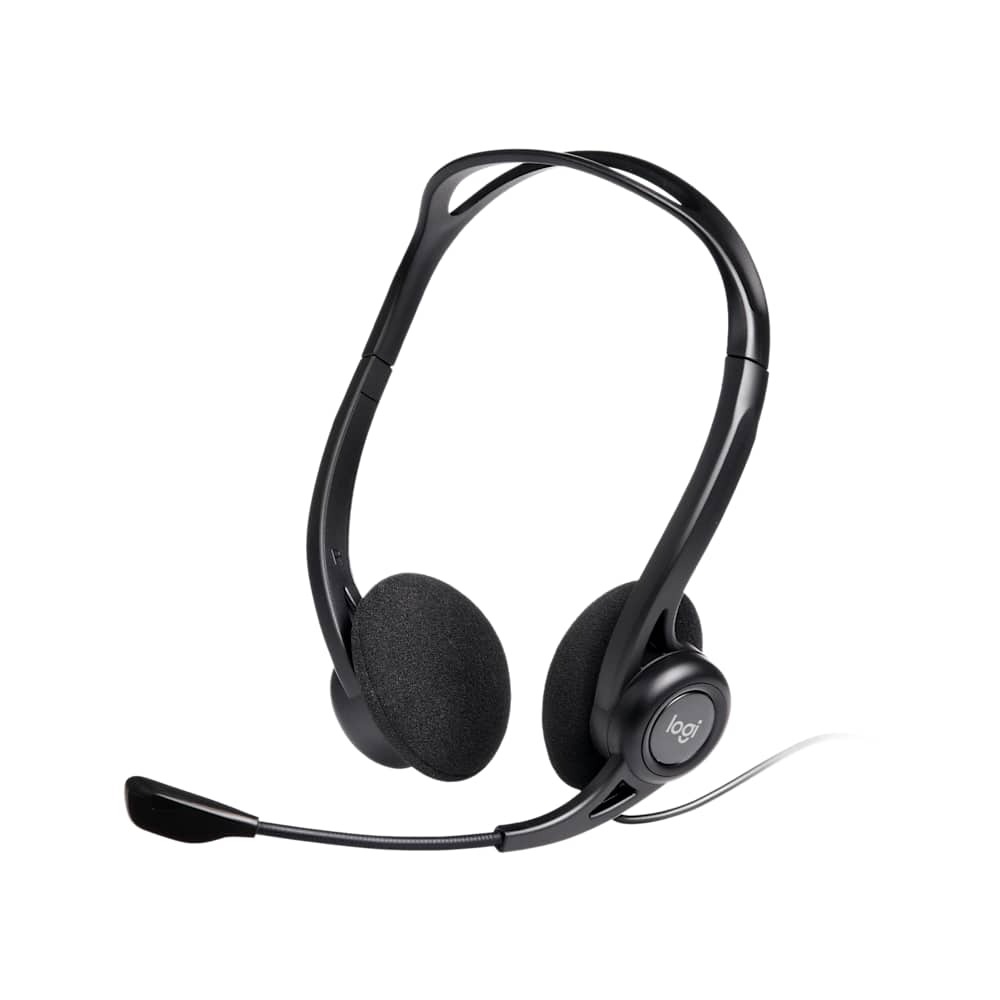 Logitech 960 USB casque stéréo filaire avec micro antiparasite USB-A PC / Mac - Noir