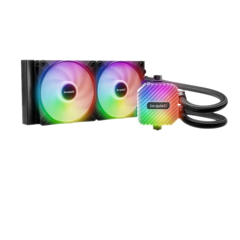 BEQUIET LIGHT LOOP 240MM Kit de refroidissement pour processeur ARGB - 2 ventilateurs Light Wings LX PWM high-speed