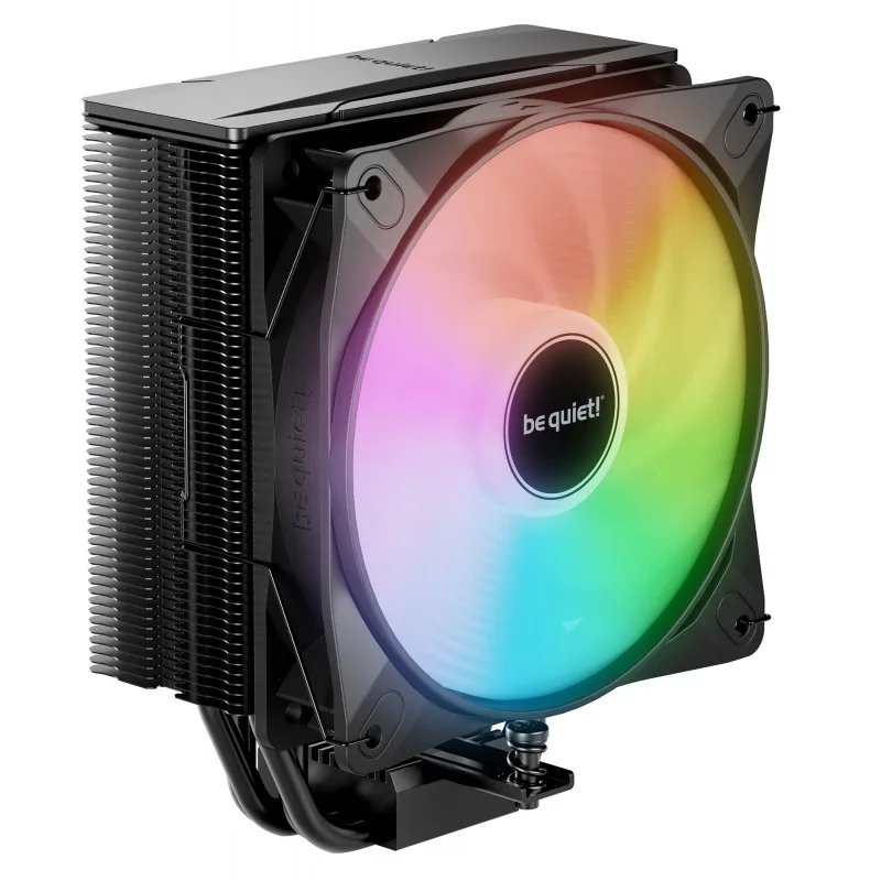 bequiet Ventilateur Be Quiet! PURE ROCK 3 LX Black Ventilateur pour processeur ARGB - Light Wings LX 120mm PWM - Compatible Intel 1851/1700/1200/1150/1151/1155 et AMD AM4/AM5 - 31.2 dBA - 61.8CFM