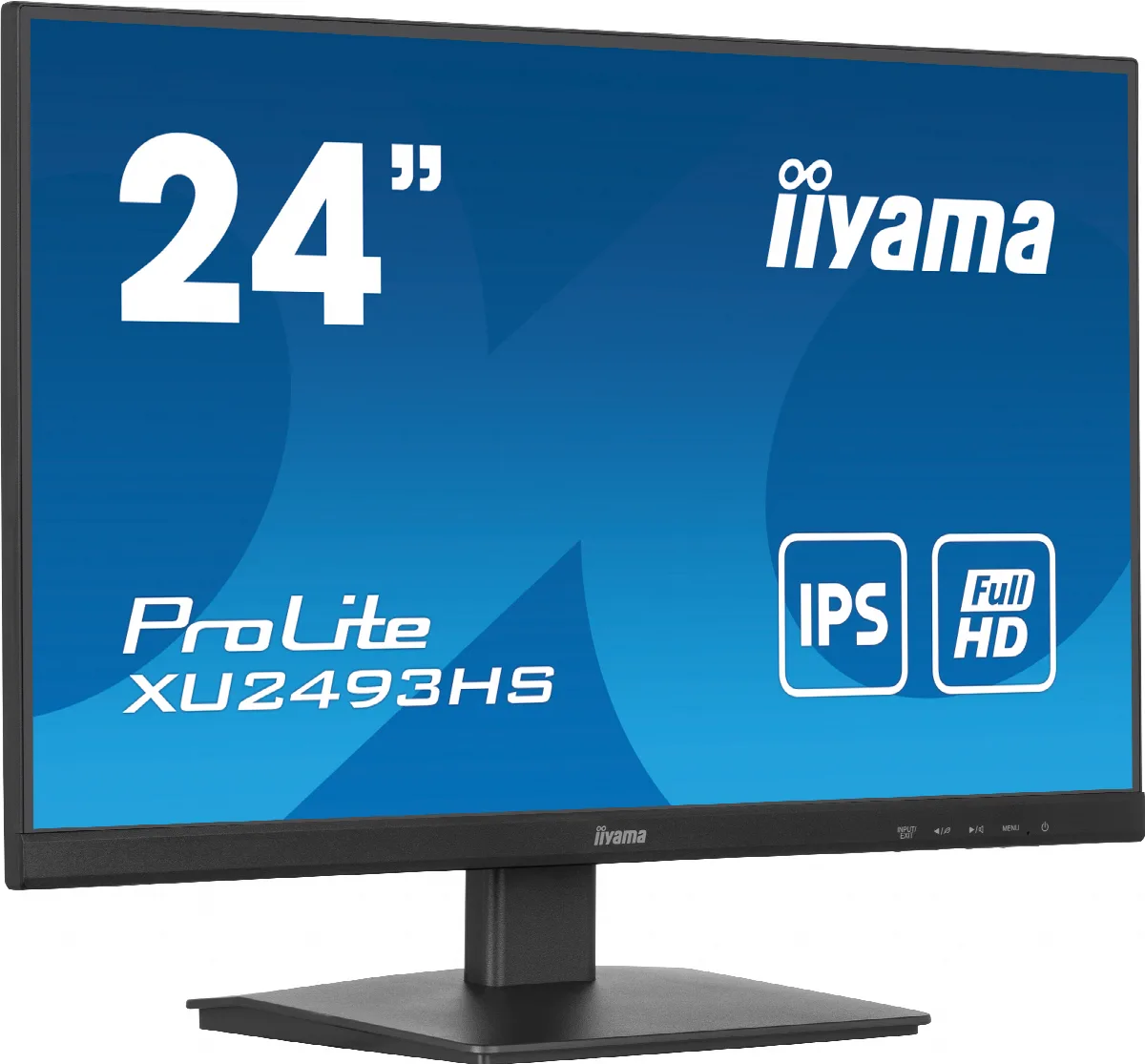 Ecran Plat 24" IIYAMA ProLite XU2493HS-B6 24" Class Full HD - 16:9 - Noir mat - 60,5 cm (23,8") Viewable - Technologie IPS - LED Rétroéclairage - Résolution 1920 x 1080 - 16,7 Millions de Couleurs - Adaptive Sync - 250 cd/m² - 0,50 ms - Hauts-Parleur