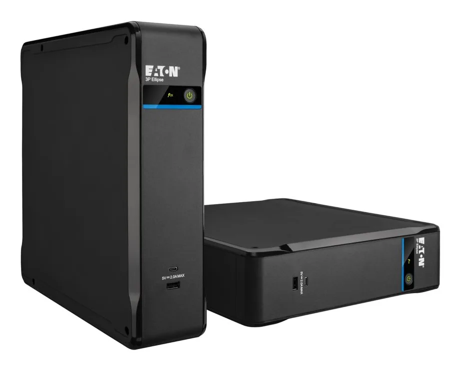 Onduleur en veille Eaton Ellipse 3P1700UF - 1,70 kVA/1,04 kW - Montage en rack/mural - 230 V AC Entrée - 220 V AC, 230 V AC, 240 V AC Sortie - 1 x USB Type A, 1 x USB Type C, 8 x FR Receptacle(s) - USB - 4 x Battery/Surge Outlet