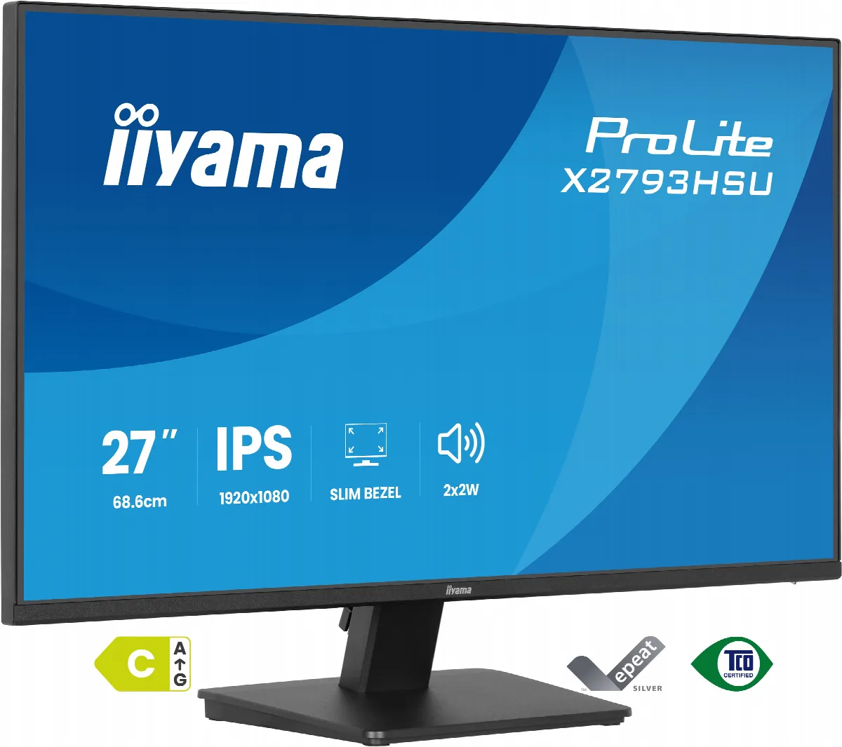 iiyama ProLite X2793HSU-B1 écran plat de PC 68,6 cm (27") 1920 x 1080 pixels Full HD LED Noir
