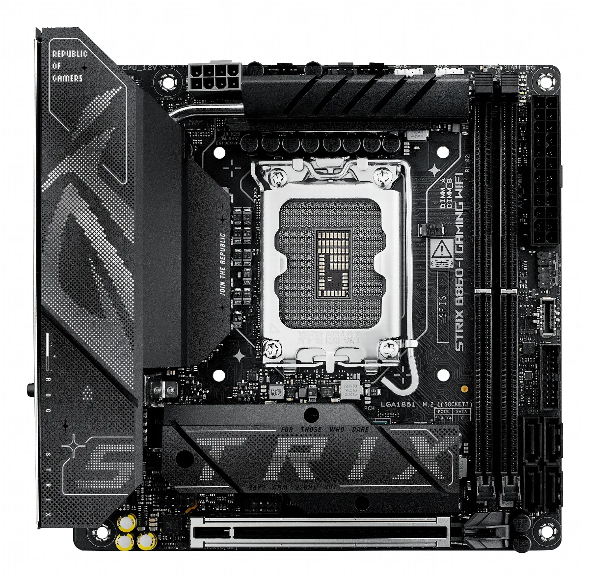 ASUS ROG STRIX B860-I GAMING WIFI Intel B860 LGA 1851 (Socket V1) mini ITX