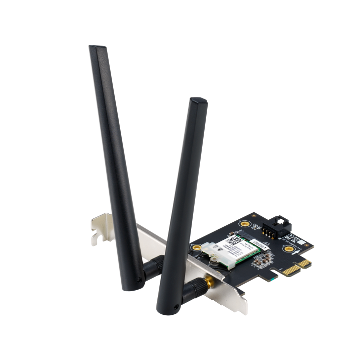 Adaptateur WiFi 6E PCI-E avec 2 antennes externes PCE-AXE5400 Prise en charge de la bande 6GHz, 160MHz, Bluetooth 5.2, sécurité réseau WPA3, OFDMA et MU-MIMO