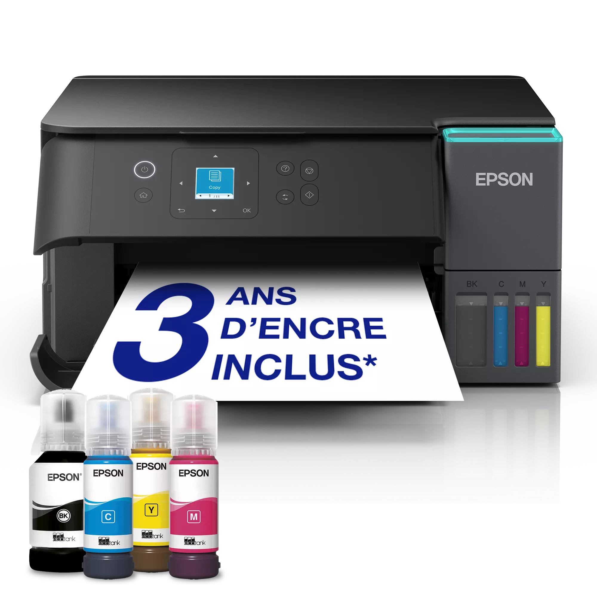Imprimante Multifonction EPSON EcoTank ET-2950 avec réservoir d’encre et Wi-Fi