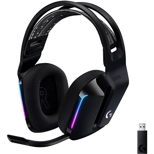 Casque gaming sans fil LOGITECH G733 LIGHTSPEED RVB 