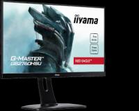 Moniteur LCD IIYAMA G-MASTER GB2760HSU-B1. Taille de l'écran: 68,6 cm (27"), Résolution de l'écran: 1920 x 1080 pixels, Type HD: Full HD, Technologie d'affichage: LED, Surface d'affichage: Mat, Temps de réponse: 1 ms, Format d'image: 16:9, Angle de vision horizontal: 170°, Angle de vision vertical: 160°. Haut-parleurs intégrés. Concentrateur USB intégré, Version du concentrateur USB: 2.0. Montage VESA, Réglage de la hauteur. Couleur du produit: Noir