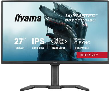 Moniteur LCD IIYAMA G-MASTER GB2771UHSU-B1. Taille de l'&eacute;cran: 68,6 cm (27"), R&eacute;solution de l'&eacute;cran: 3840 x 2160 pixels, Type HD: 4K Ultra HD, Technologie d'affichage: LED, Format d'image: 16:9, Angle de vision horizontal: 178&deg;, Angle de vision vertical: 178&deg;. Haut-parleurs int&eacute;gr&eacute;s. Concentrateur USB int&eacute;gr&eacute;, Version du concentrateur USB: 3.2 Gen 1 (3.1 Gen 1). Montage VESA, R&eacute;glage de la hauteur. Couleur du produit: Noir