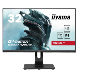 Moniteur LCD IIYAMA G-MASTER GB3271QSU-B1. Taille de l'écran: 80 cm (31.5"), Résolution de l'écran: 2560 x 1440 pixels, Type HD: Wide Quad HD, Technologie d'affichage: LED, Surface d'affichage: Mat, Temps de réponse: 1 ms, Format d'image: 16:9, Angle de vision horizontal: 178°, Angle de vision vertical: 178°. Haut-parleurs intégrés. Concentrateur USB intégré, Version du concentrateur USB: 3.2 Gen 1 (3.1 Gen 1). Montage VESA, Réglage de la hauteur. Couleur du produit: Noir