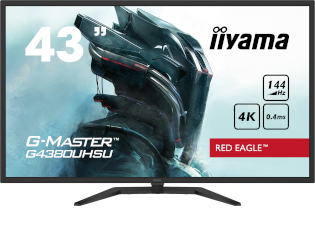 Moniteur LCD IIYAMA G-MASTER G4380UHSU-B1. Taille de l'écran: 108 cm (42.5"), Résolution de l'écran: 3840 x 2160 pixels, Type HD: 4K Ultra HD, Technologie d'affichage: LED, Surface d'affichage: Mat, Temps de réponse: 0,4 ms, Format d'image: 16:9, Angle de vision horizontal: 178°, Angle de vision vertical: 178°. Haut-parleurs intégrés. Concentrateur USB intégré, Version du concentrateur USB: 2.0 / 3.2 Gen 1 (3.1 Gen 1). Montage VESA. Couleur du produit: Noir