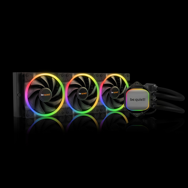 PURE LOOP 2 FX 360MM Kit de refroidissement pour processeur ARGB - 2 x Lights Wings 120mm PWM High-Speed - Compatible Intel 1700/ 1200/2066/1150/1151/2011-v3 et AMD AM4/AM5