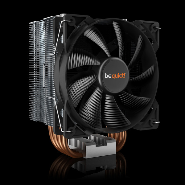 Ventilateur Be Quiet! PURE ROCK 2 Black Ventilateur 120mm PWM pour processeur - Compatible Intel 1700/1150/1151/1155/1150/2066/1200 et AMD AM4/AM3+ - 26.8 dBA - 59.38CFM