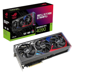 Carte Vidéo - Circuit NVIDIA ASUS GeForce STRIX-RTX4090-O24G-GAMING -  - 2 x HDMI - 3 x DisplayPort - 2640 MHz - PCI Express 4.0 16x