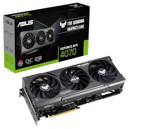 Carte Vidéo - Circuit NVIDIA ASUS GeForce TUF Gaming RTX 4070 OC Edition 12GB - 2580 MHz - 12 Go GDDR6X - 1 x HDMI - 3 x DisplayPort - PCI Express 4.0 16x