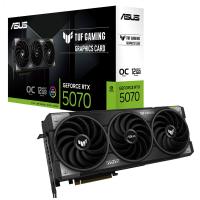 Carte Vidéo - Circuit NVIDIA ASUS TUF-RTX5070-O12G-GAMING OC Edition 12Go GDDR7 - 2 x HDMI - 3 x DisplayPort - PCI Express 5.0 - Composants de qualite militaire - Ventilateurs Axial-Tech - ARGB
