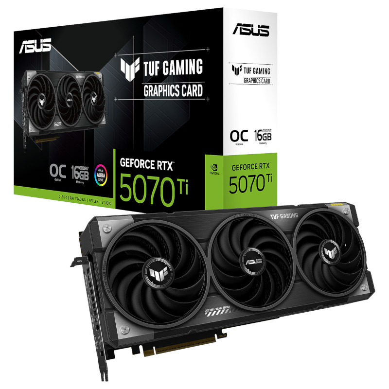 Carte Vidéo - Circuit NVIDIA ASUS TUF Gaming GeForce RTX 5070 Ti 16GB GDDR7 OC Edition