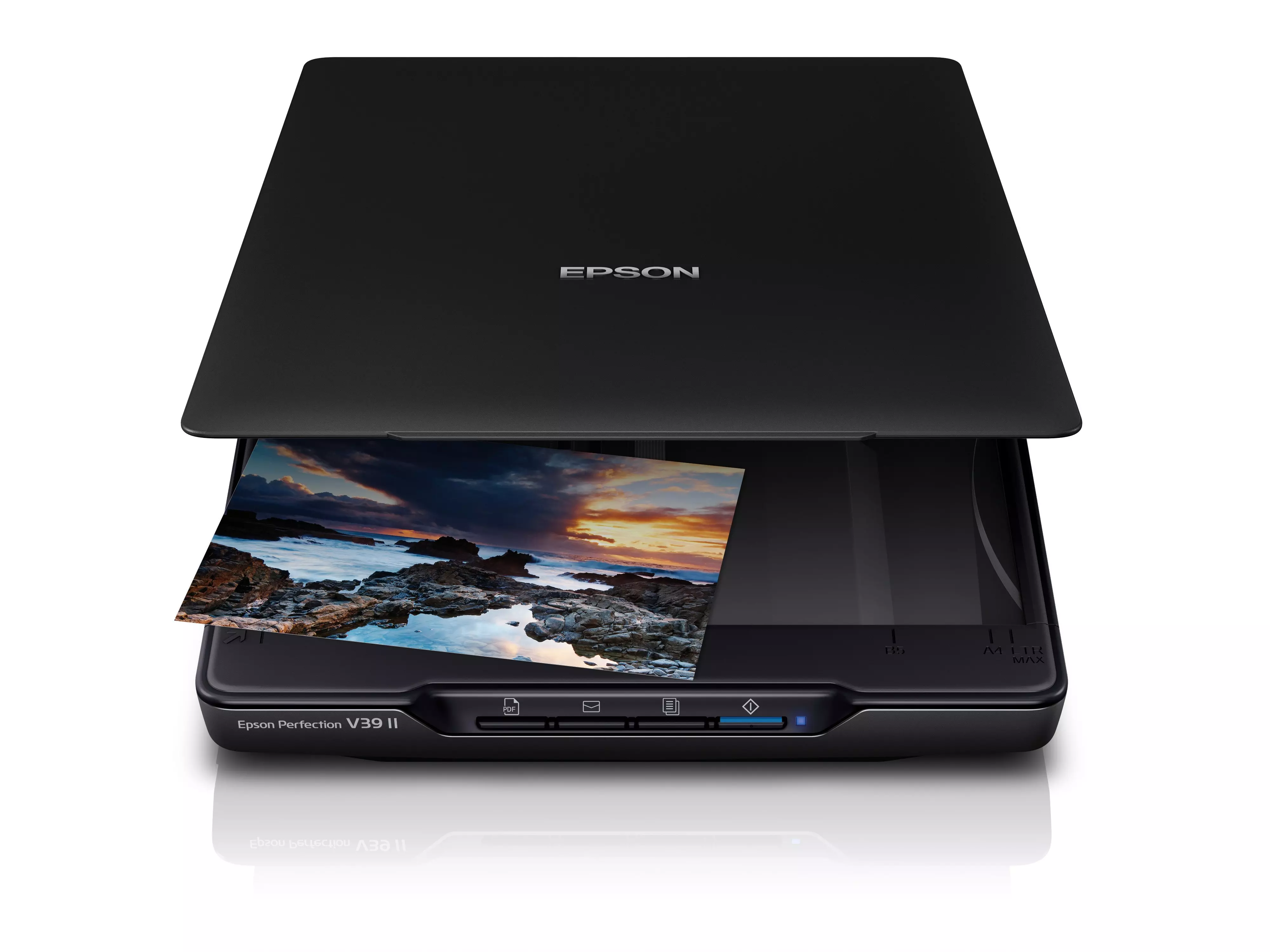 Scanner à plat de documents et de photos A4 Perfection V39II avec pied